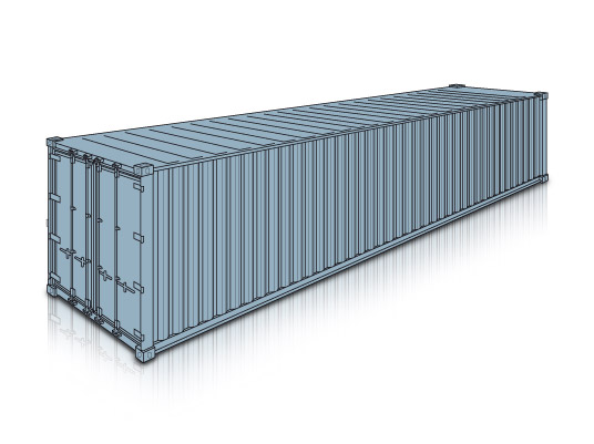 Container 40 piedi Perullo impilati